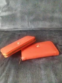 Yatay Turuncu Kadın Cüzdanı - 2