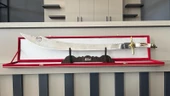 Ökkeş Çelik 90 cm Kadife Kutulu Hediyelik Kılıç - 1