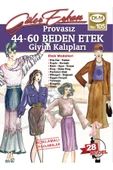 Güler Erkan Provasız 44-60 Beden Etek Giyim Kalıpları No:105 - 1