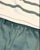 Çizgili Bear Baskılı Erkek Bebek Takım (Yeşil) thumbnail 4