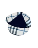 Kareli Papyonlu Erkek Bebek Tulum (Lacivert) thumbnail 3