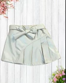 Kız Bebek Aylık Deri Etek Peluş Yelek Penye Sweat Takım thumbnail 4