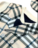 Kareli Papyonlu Erkek Bebek Tulum (Lacivert) thumbnail 2