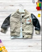 Erkek Bebek Aylık Deri Ceket Sweat Pantolon Takım thumbnail 3