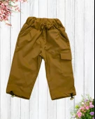 Kız Bebek Aylık Pantolonlu Peluş Yelek Penye Sweat Takım thumbnail 5