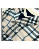 Kareli Papyonlu Erkek Bebek Tulum (Lacivert) thumbnail 4