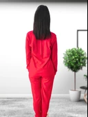 Baskılı Pamuk Kadın Yeni Yıl Pijama Takımı (Noel Baba) thumbnail 6