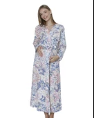 Limissi Viskon Desenli Sabahlık %100 Pamuk thumbnail 1