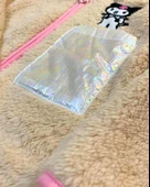 Fermuarlı Kapüşonlu Peluş Polar Baskılı Kız Bebek Mont (S.Kahve) - 4