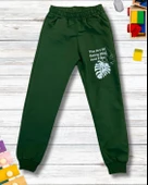 Yaprak Baskılı Günlük Mevsimlik Renkli Erkek Alt Üst Takım (Haki) thumbnail 4