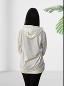 Be Cool Baskılı Kapüşonlu Swaetshirt (Beyaz) - 6