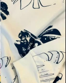 Yaprak Baskılı Günlük Mevsimlik Renkli Erkek Alt Üst Takım (Lacivert) thumbnail 5