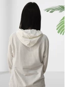 Brooklyn Baskılı Kapüşonlu Swaetshirt (Beyaz) thumbnail 6