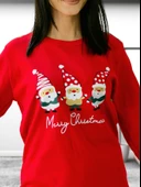 Baskılı Pamuk Kadın Yeni Yıl Pijama Takımı (Noel Baba) thumbnail 5