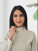 Boğazlı Düz Swaetshirt (Krem) thumbnail 4