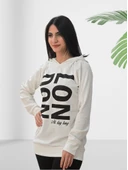 London Baskılı Kapüşonlu Swaetshirt (Mavi) thumbnail 3