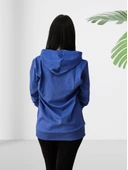 New York Baskılı Kapüşonlu Swaetshirt (Mavi) thumbnail 6