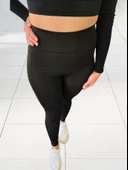 Yüksek Belli Toparlayıcı ve Sıkılaştırıcı Likralı Dalgıç Tayt (Siyah) thumbnail 6