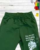 Yaprak Baskılı Günlük Mevsimlik Renkli Erkek Alt Üst Takım (Haki) thumbnail 5