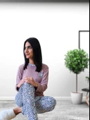 Love Dream Kalp Desenli Pamuk Kadın Pijama Takımı (G.Kurusu) thumbnail 3