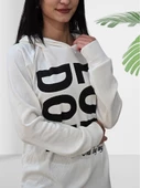 London Baskılı Kapüşonlu Swaetshirt (Mavi) thumbnail 5