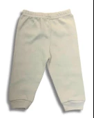 Yusufcuk Baskılı Volanlı Kol Aylık Kız Bebek Takım (Krem) thumbnail 3