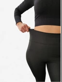 Yüksek Belli Toparlayıcı ve Sıkılaştırıcı Likralı Dalgıç Tayt (Siyah) thumbnail 7