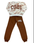 Cool Baskılı Günlük Mevsimlik Renkli Erkek Alt Üst Takım (Kahve) thumbnail 1