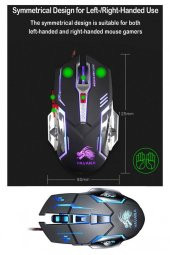 Gaming Mouse Kablolu Rgb Arkadan Aydınlatmalı Usb Optik Bilgisayar Faresi - 2