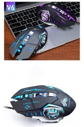 Gaming Mouse Kablolu Rgb Arkadan Aydınlatmalı Usb Optik Bilgisayar Faresi - 4