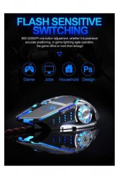 Gaming Mouse Kablolu Rgb Arkadan Aydınlatmalı Usb Optik Bilgisayar Faresi - 5