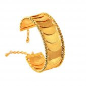 22 Ayar Ziynet Çeyrekli Dorika Bilezik - 1