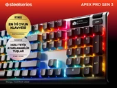 SteelSeries Apex Pro Gen 3 RGB Mekanik Oyuncu Klavyesi (UK) - 2