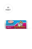 Küçük Boy Çöp Torbası 40 x 50 cm 40 Lı Rulo x 10 Paket = 400 Adet (Şeffaf) - 1
