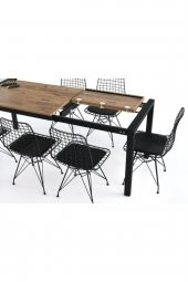 Erezoğulları Mobilya Açılır Yemek Toplantı Masası 75x120 cm - 3