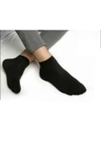 THREESTEP 3'Lü Ekonomik Paket Siyah Patik Çorap - 1