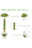 CMT Yeşim Taşı Yüz Masaj Aleti Cilt Anti Aging Skin Jade Roller - 4