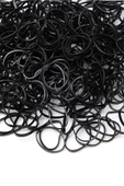 THREESTEP 20 Adet Siyah Saç Örgü Lastiği - 1
