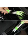 THREESTEP Oto Klima Havalandırma Detay Fırçası Araç Klima Izgarası Iki Yönlü Temizleme Fırçası - 4