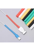 DRCR Iphone Uyumlu Şarj Kablosu Koruyucu Makaron 12 Adet 6 cm - 1