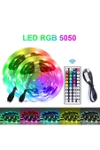 THREESTEP 5V RGB LED şerit ışık 5m 10m USB uzaktan kumanda SMD 5050 ışıkları LED şerit arka işık TV noel dekor - 3