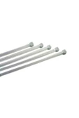 OMAC Beyaz Cırtlı Plastik Kelepçe Kablobağı 4,8x370mm 10 Adet - 1