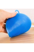 MatesStore Silikon Bulaşık Süngeri Çok Amaçlı Temizlik 2 Li Sebze Meyve Yıka thumbnail 7
