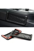 OMAC 15x8 Cm Araba Torpido Telefon Ruhsat Tutucu Fileli Araç Içi Organizer Yapışkanlı File Düzenleyici - 5