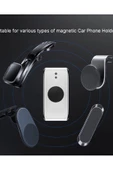 THREESTEP Telefon Araç Içi Tutucu Stant Metal Plaka Mıknatıslı Tutucular Metal Saç ( 60mmx40mm) Dikdörtgen - 5