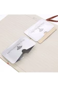 OMAC Anti Rfid Kimlik Kartı Tutucu Lazer Alüminyum Cüzdan Engelleme Okuyucu Kilidi Anti-hırsızlık - 6