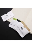 OMAC Anti Rfid Kimlik Kartı Tutucu Lazer Alüminyum Cüzdan Engelleme Okuyucu Kilidi Anti-hırsızlık - 5