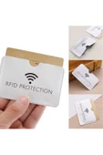 OMAC Anti Rfid Kimlik Kartı Tutucu Lazer Alüminyum Cüzdan Engelleme Okuyucu Kilidi Anti-hırsızlık - 1