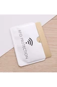 OMAC Anti Rfid Kimlik Kartı Tutucu Lazer Alüminyum Cüzdan Engelleme Okuyucu Kilidi Anti-hırsızlık - 7