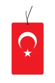 odaburada Türk Bayrağı Tasarımlı Dekoratif Oto Araç Kokusu ve Aksesuarı - 1